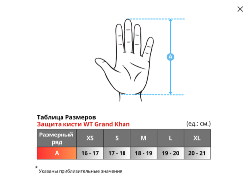 Перчатки тхэквондо WT Grand Khan фото 4